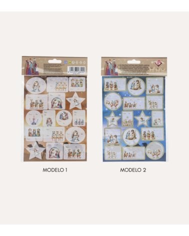 Pegatinas para Regalos de Navidad Oriente