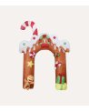 Hinchable Navideño Arco de Jengibre con LED