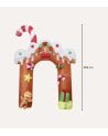 Hinchable Navideño Arco de Jengibre con LED