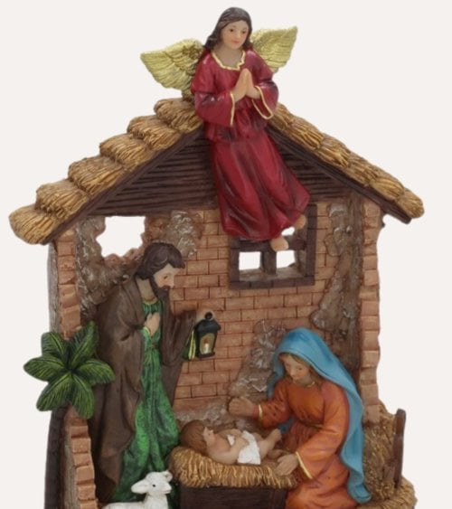 Figura Nacimiento con Ángel para Belén