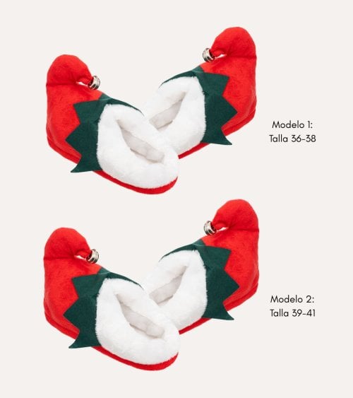 Zapatillas de Duende Navideño para Adultos