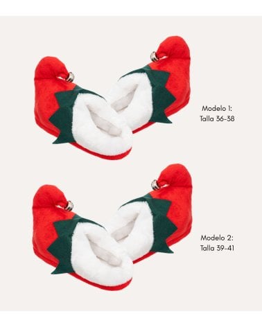 Zapatillas de Duende Navideño para Adultos