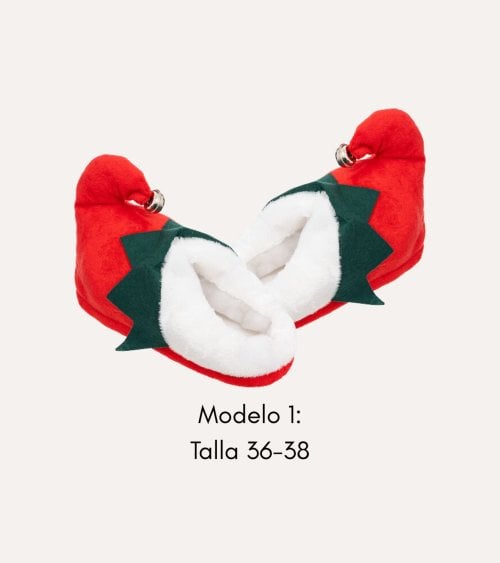 Zapatillas de Duende Navideño para Adultos