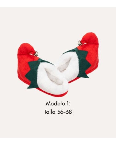 Zapatillas de Duende Navideño para Adultos