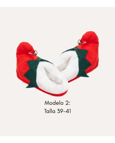 Zapatillas de Duende Navideño para Adultos