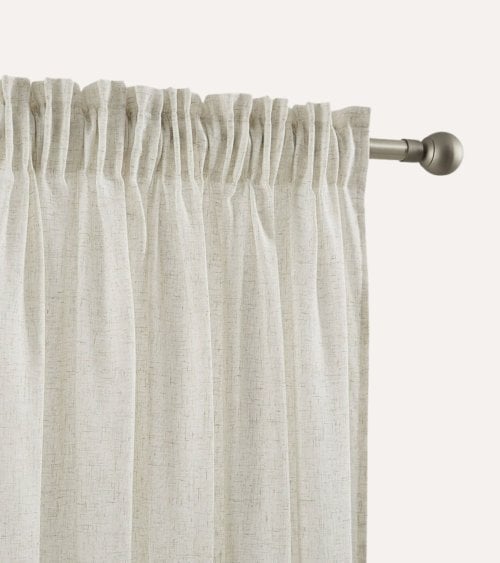 Visillo Línea Nature de Poliéster y Lino