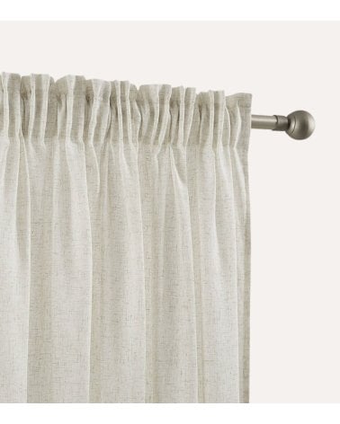 Visillo Línea Nature de Poliéster y Lino