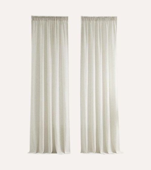 Visillo Línea Nature de Poliéster y Lino