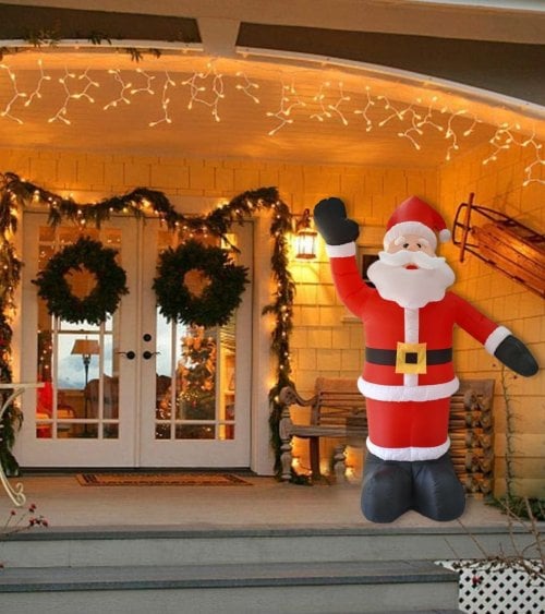 Hinchable Navideño de Papá Noel de Pie