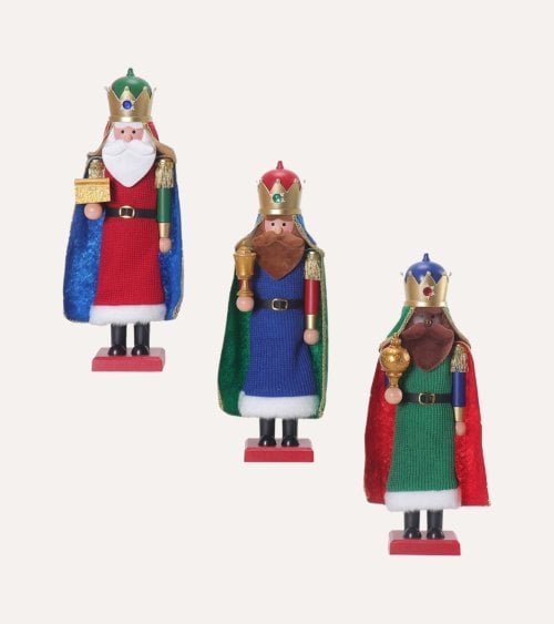 Figura Decorativa de Rey Mago para Navidad