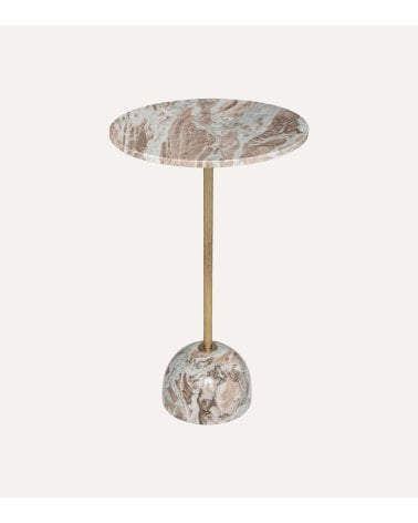 Mesa Auxiliar Nema de Mármol y Acero