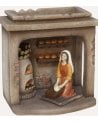 Figura de Panadera en Horno para Belén Navideño