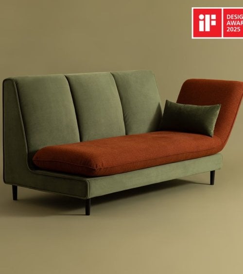 Sofá L'Échapée Matali Crasset de Madera de Pino