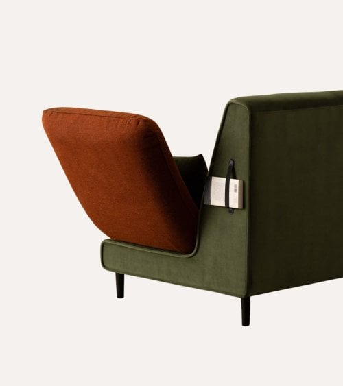 Sofá L'Échapée Matali Crasset de Madera de Pino