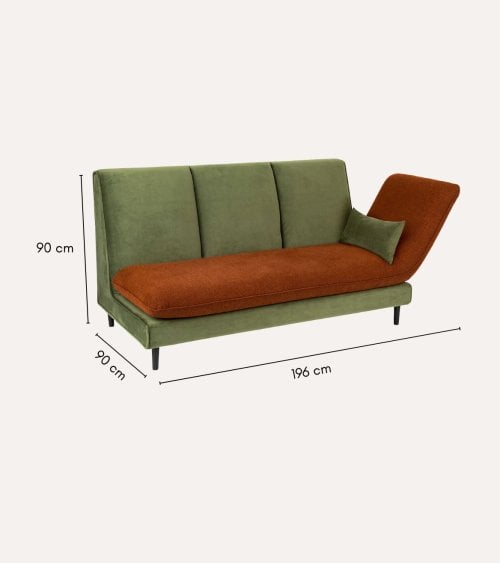 Sofá L'Échapée Matali Crasset de Madera de Pino