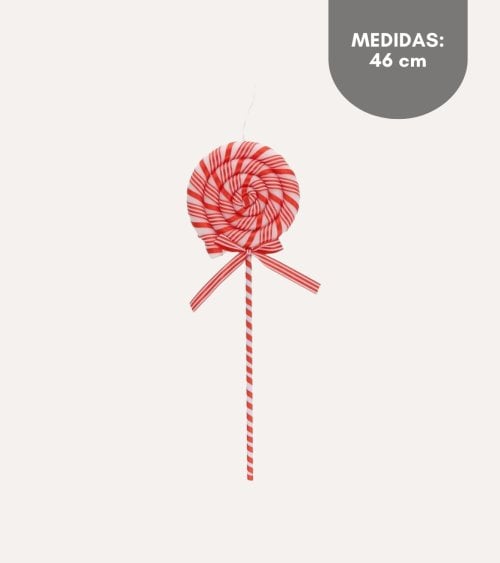 Colgante Piruleta de Caramelo para Decoración Navideña