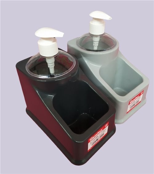 Estropajero con Dispensador de Jabón de Cocina