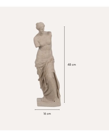 Figura Decorativa Diosa Venus de Resina