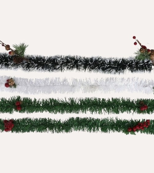 Boa Espumillon con Frutos de Navidad para Árbol