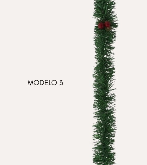 Boa Espumillon con Frutos de Navidad para Árbol