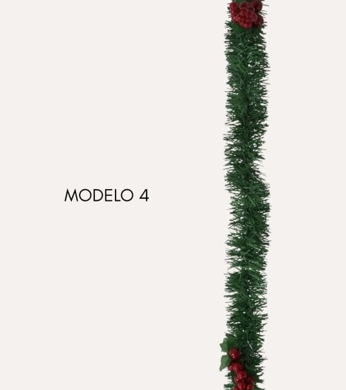 Boa Espumillon con Frutos de Navidad para Árbol