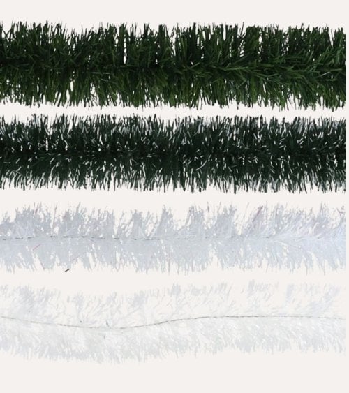 Boa Espumillon Nevado para Árbol Navideño