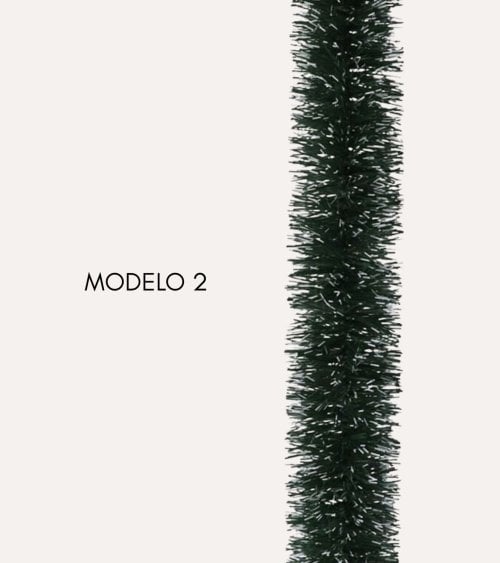 Boa Espumillon Nevado para Árbol Navideño