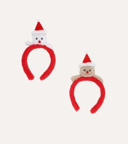 Diadema Navideña de Osito con Gorro