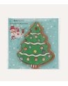 Set de 12 Servilletas de Árbol Navideño