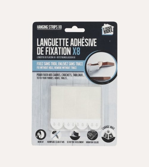 Set de 8 Tiras Adhesivas para Pared