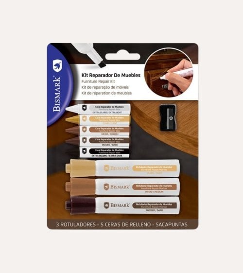 Set de Raparador de Muebles de Ceras y Rotuladores