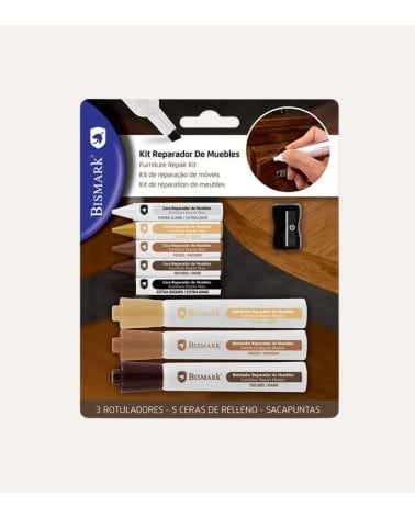 Set de Raparador de Muebles de Ceras y Rotuladores