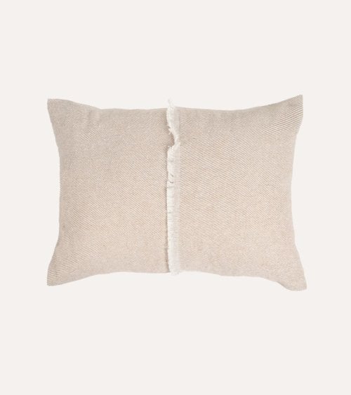 Cojín Rectangular Línea Fina de Algodón y Poliéster