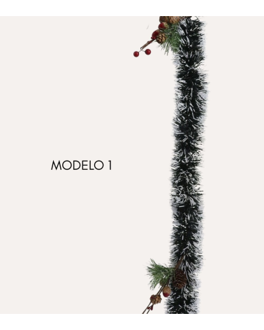 Boa Espumillon con Frutos de Navidad para Árbol