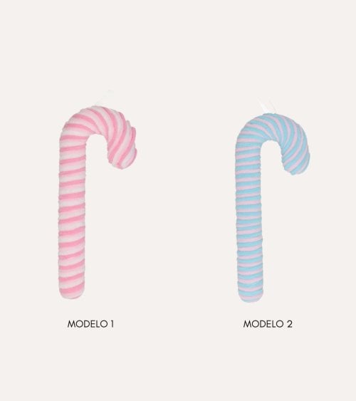 Colgante de Bastón de Caramelo en Espiral para Árbol