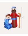 Hinchable Navideño Nacimiento del Niño Jesús