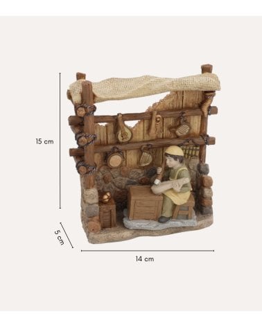Figura de Lutier en Taller para Belén Navideño