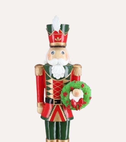 Soldado Cascanueces Decorativo con Musica Y Luz