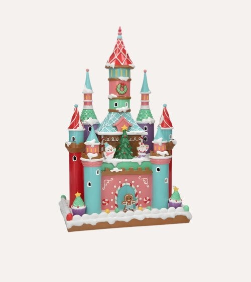 Castillo Galleta Navideño de Poliresina