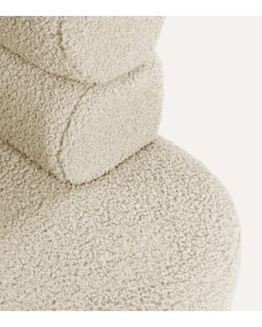 Sillón Nemi Borreguillo de Madera y Poliéster