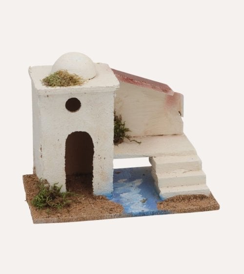 Casa Moruna Decorativa para Belén Navideño