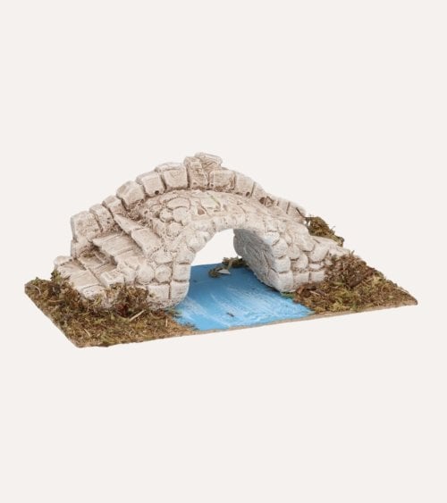 Puente sobre Piedra Decorativo para Belén Navideño