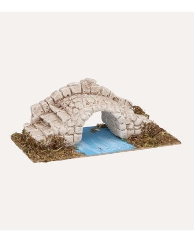 Puente sobre Piedra Decorativo para Belén Navideño