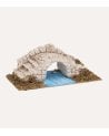 Puente sobre Piedra Decorativo para Belén Navideño
