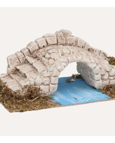 Puente sobre Piedra Decorativo para Belén Navideño