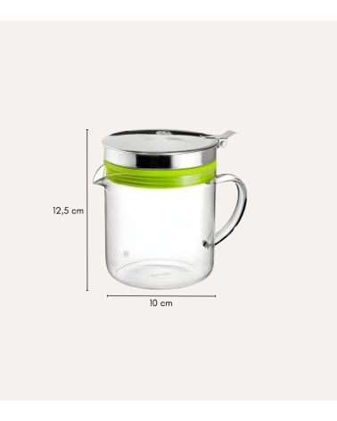 Grasera con Filtro de Borosilicato