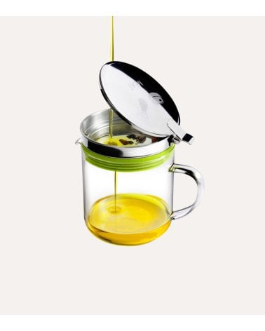 Grasera con Filtro de Borosilicato