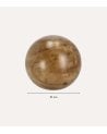 Bola Decorativa Lisa de Madera de Paulownia