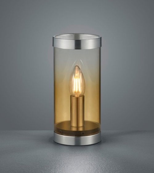 Lámpara de Mesa Cosy de Metal y Vidrio