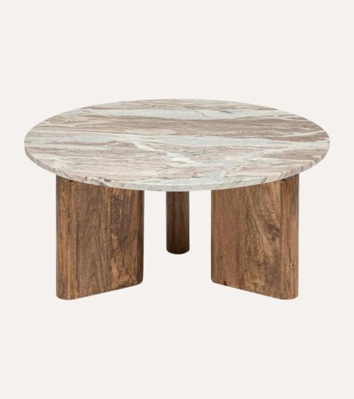 Mesa de Centro Coppa de Madera de Mango